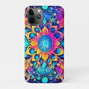 Psychedelic Mandala Design iPhone 11 Pro Case