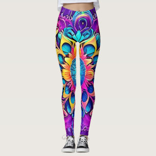 Psychedelic Mandala Design Leggings