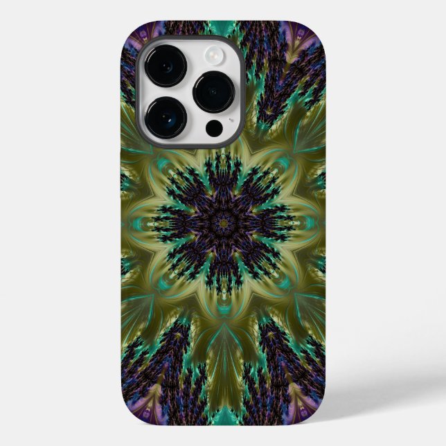 Psychedelic Mandala Retro Hippie Trippy Boho Chic Case-Mate iPhone Case (Back)