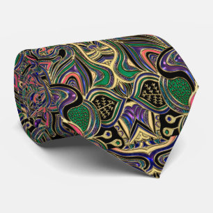 Psychedelic Mandala Tie