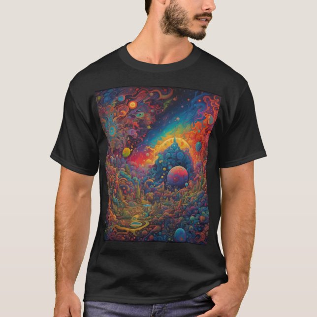 Psychedelic Mens T-Shirt  (Front)