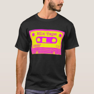 Psychedelic Mix Tape - Magenta and Yellow T-Shirt