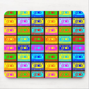 Psychedelic Mix Tape Pop Mouse Mat