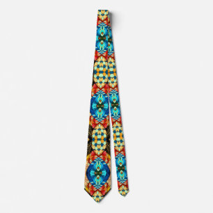 PSYCHEDELIC MODERN ELEGANT JAPANESE STYLE TIE