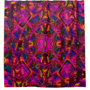 Psychedelic moments....  shower curtain