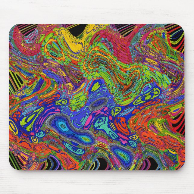 Psychedelic Mouse Mat (Front)