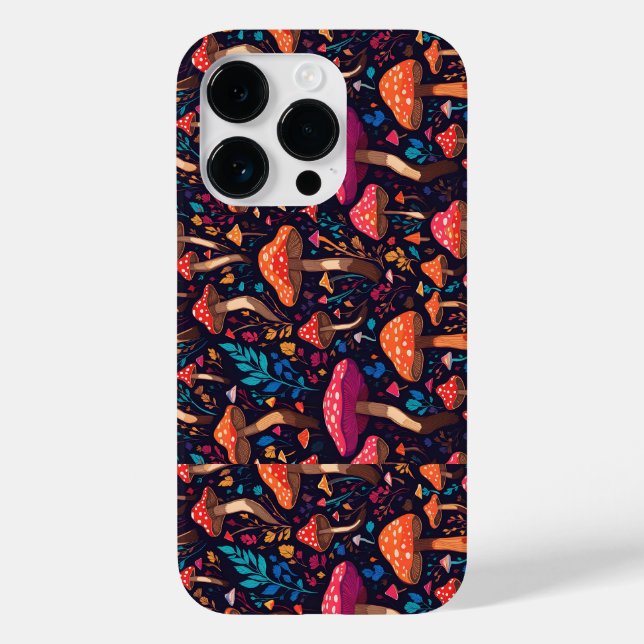 Psychedelic Mushroom Case-Mate iPhone Case (Back)