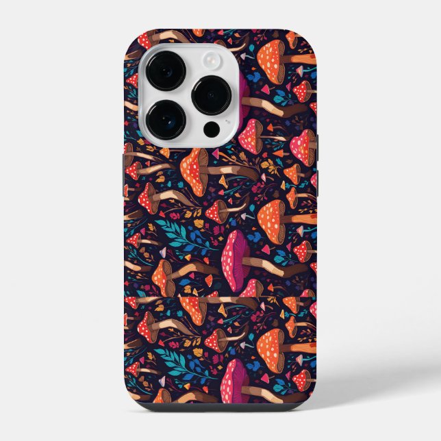 Psychedelic Mushroom iPhone Case (Back)