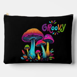 Psychedelic Mushrooms-Groovy Accessory Pouch
