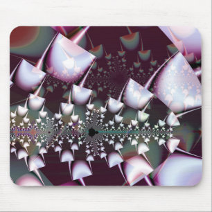 Psychedelic mushrooms magenta mouse mat