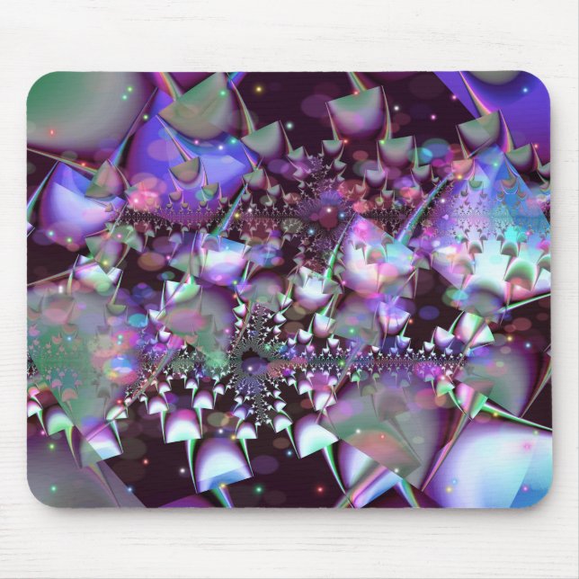 Psychedelic mushrooms mouse mat (Front)