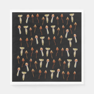 Psychedelic Mushrooms Napkin
