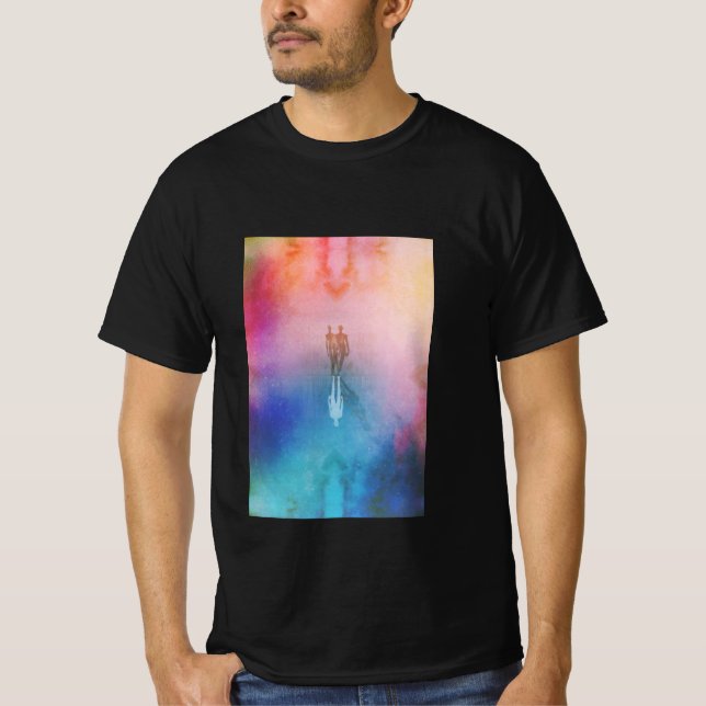 Psychedelic Mystery Man T-Shirt (Front)