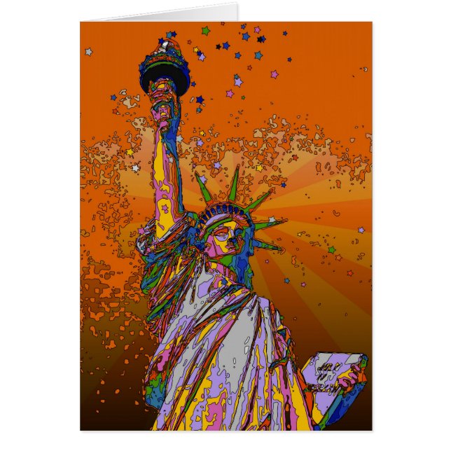 Psychedelic NYC: Statue of Liberty 001 (Front)