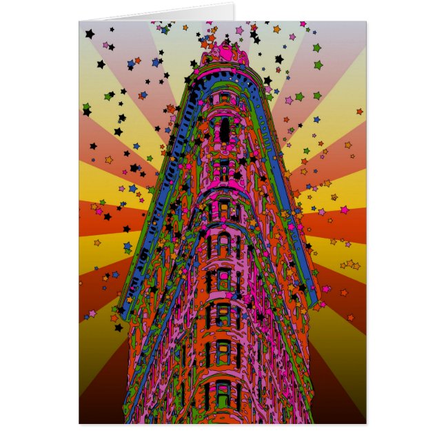 Psychedelic NYC - Top of the Flatiron Building A2 (Front)
