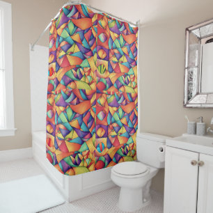 Psychedelic Ocean Shower Curtain