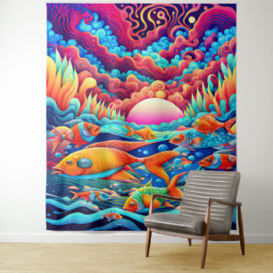 Psychedelic Ocean Tapestry