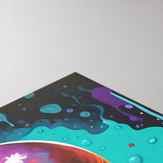Psychedelic Octopus Wall Art – Surreal Dripping In