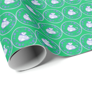 Psychedelic Opossum  Wrapping Paper