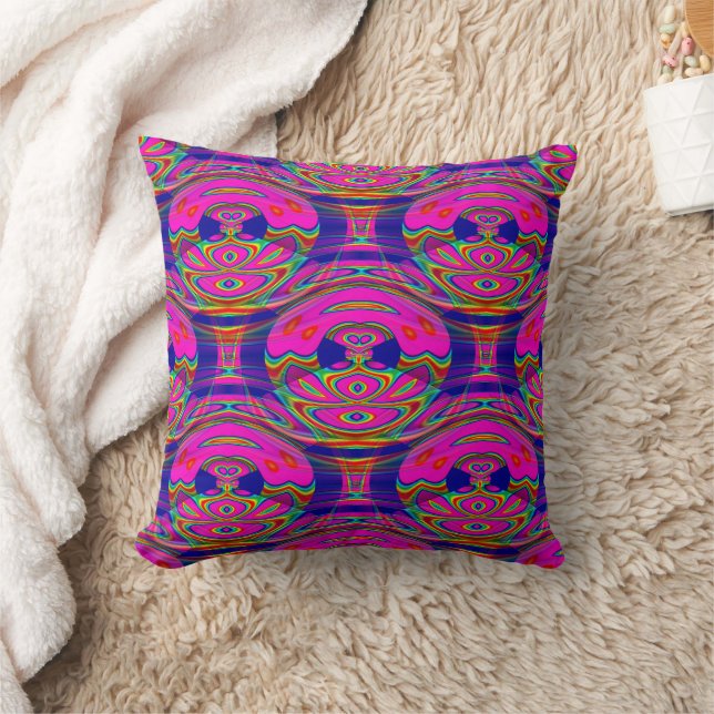 Psychedelic Owls.... Cushion (Blanket)