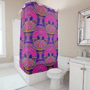 Psychedelic Owls...... Shower Curtain