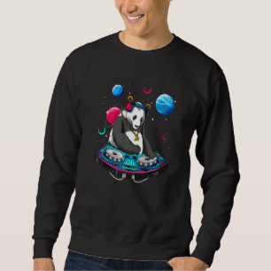 Psychedelic Panda DJ EDM Raver Trance Music Festiv Sweatshirt