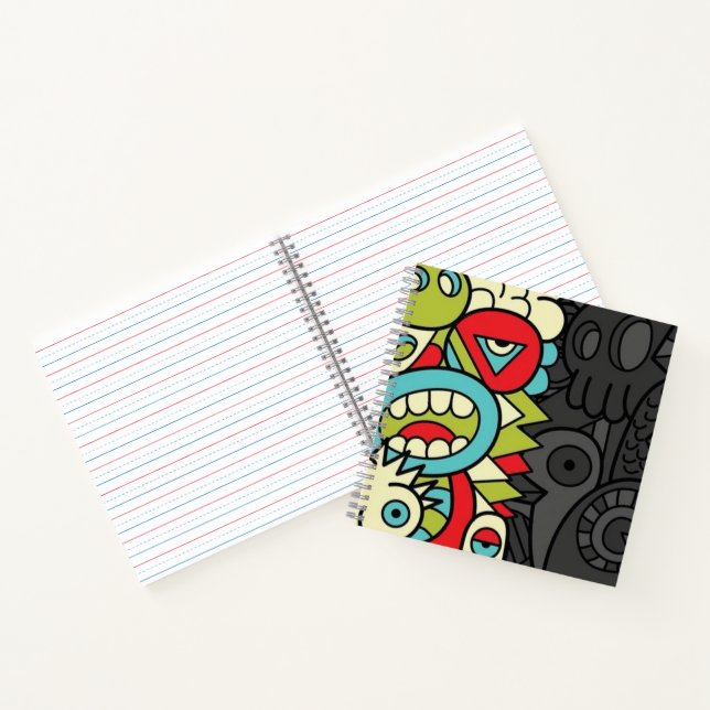 Psychedelic Patterns Notebook (Inside)
