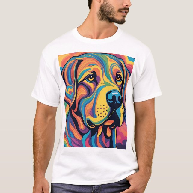 Psychedelic Paws T-Shirt (Front)