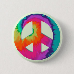 Psychedelic Peace 6 Cm Round Badge