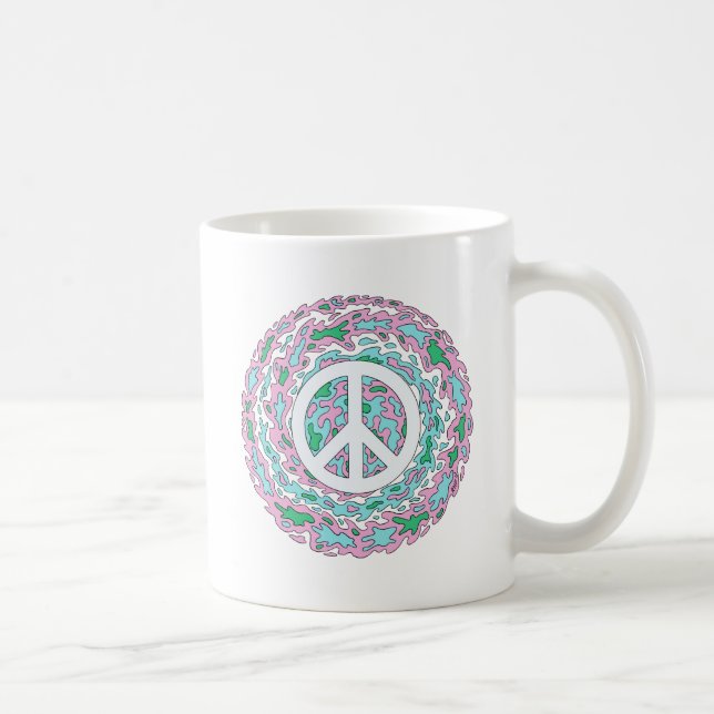 Psychedelic Peace Coffee Mug (Right)
