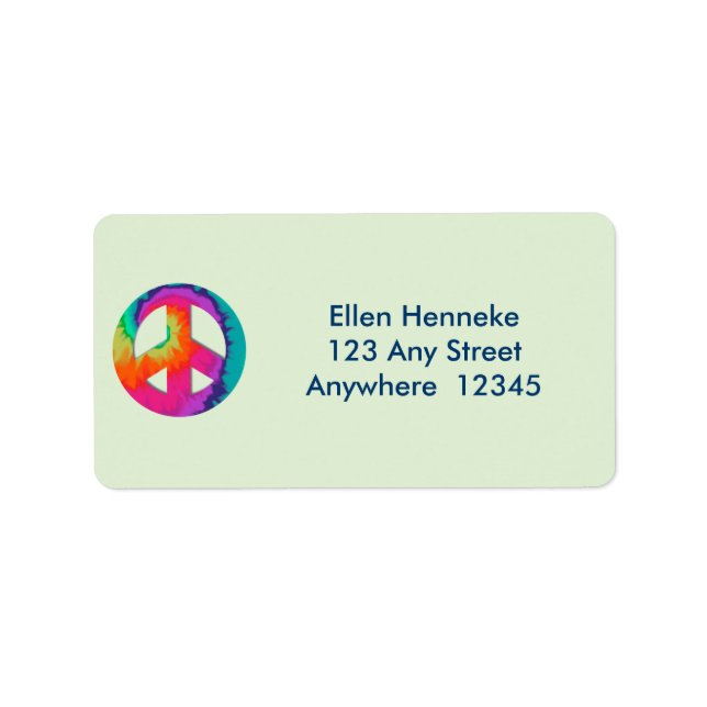 Psychedelic Peace Label (Front)