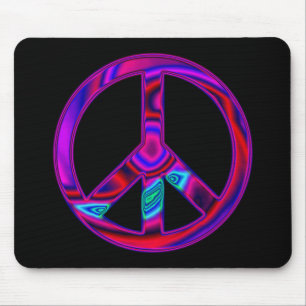 Psychedelic Peace Mouse Mat