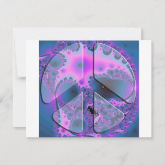 psychedelic peace sign