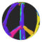Psychedelic Peace Sign Stickers