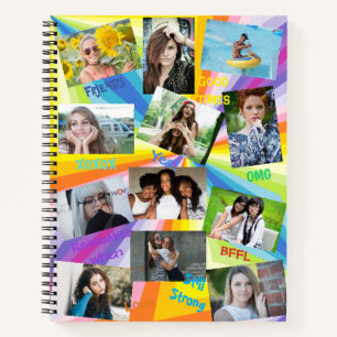 Psychedelic Photo Notebook  HAMbWG