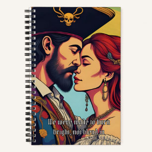 Psychedelic Pirate Couple – Bold Romance Notebook