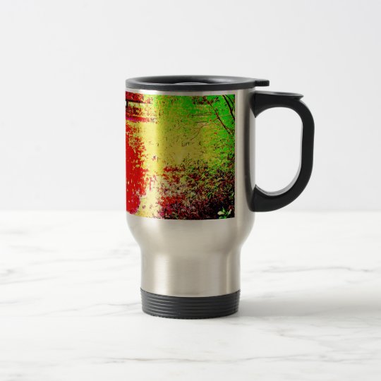 Psychedelic Pond Travel Mug