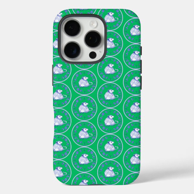Psychedelic Possum Iphone Case (Back)