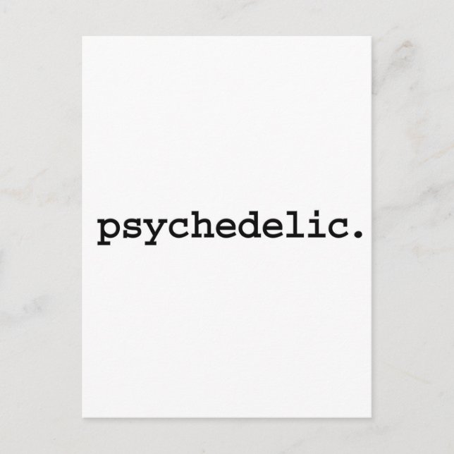 psychedelic. postcard (Front)