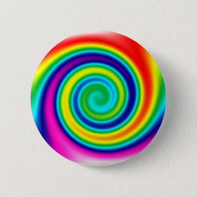 Psychedelic Prints 6 Cm Round Badge (Front)