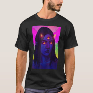 Psychedelic Psytrance Mushroom Acid Trip Surreal T T-Shirt