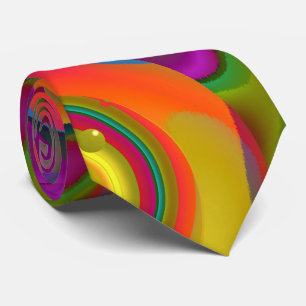 Psychedelic Punch cool trippy abstract art Tie