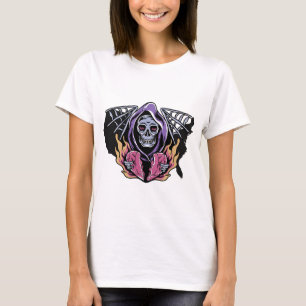 Psychedelic Purple Elephant Butterfly Tee