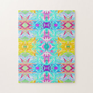 Psychedelic Puzzle Print
