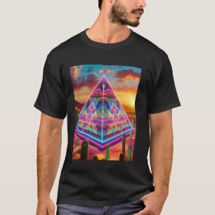 Psychedelic Pyramid Active Mind Wild Egyptian Pyra T-Shirt