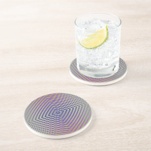 Psychedelic Pyramid Plan  Coaster