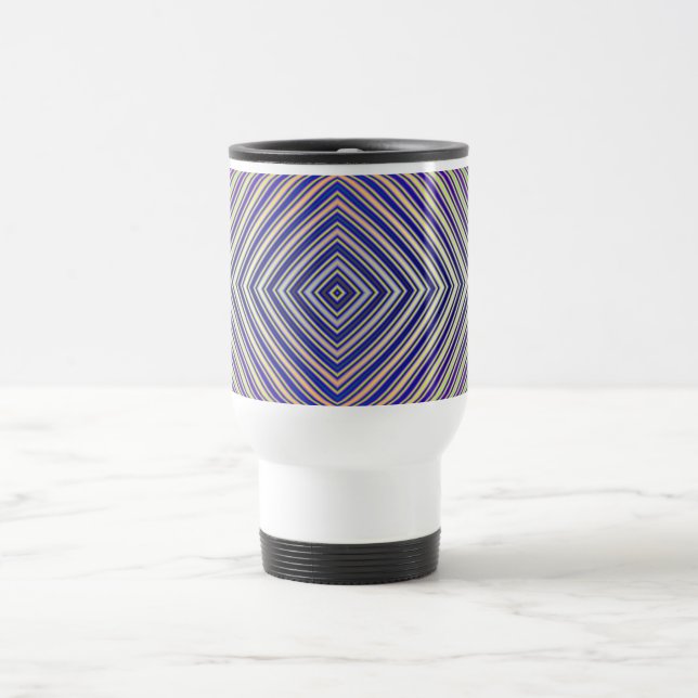 Psychedelic Pyramid Plan  Mug (Center)