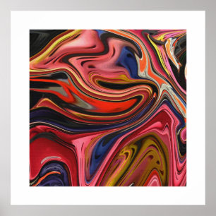 Psychedelic retro poster