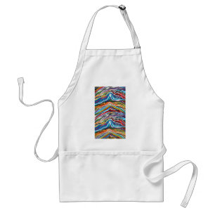 Psychedelic Retro Standard Apron