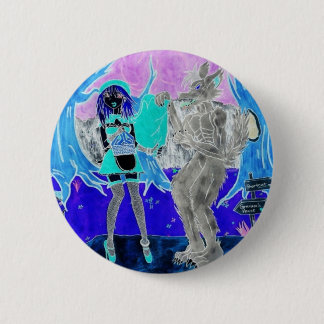 Psychedelic Riding Hood 6 Cm Round Badge